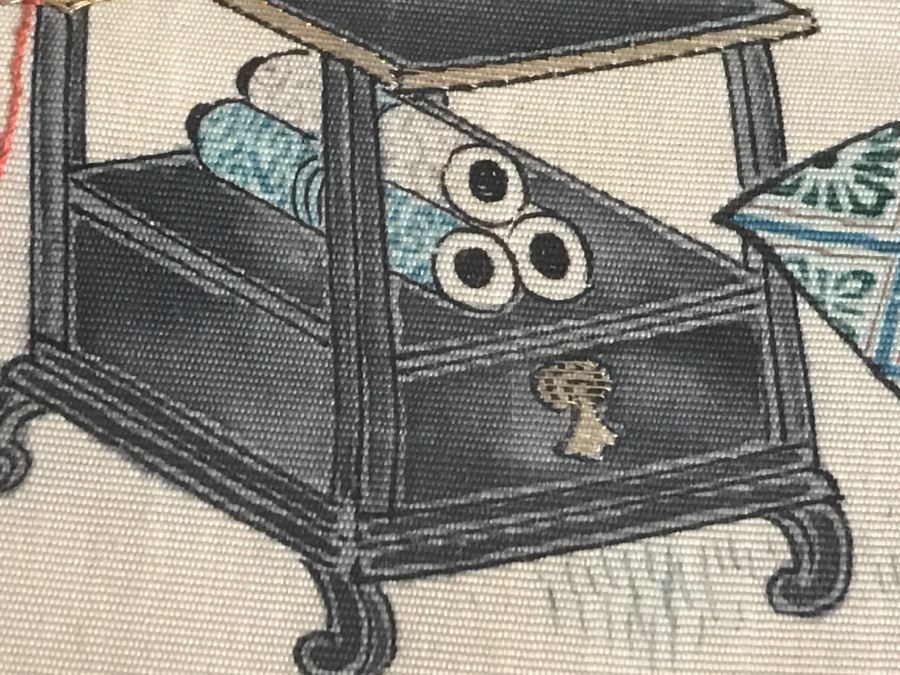 Original Vintage Japanese Silk Landscape Painting Nicely Framed 30' X 36' [Photo 23]