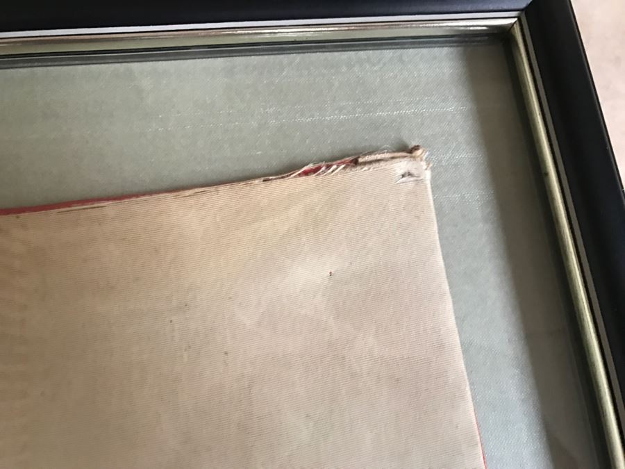 Original Vintage Japanese Silk Landscape Painting Nicely Framed 30' X 36' [Photo 29]