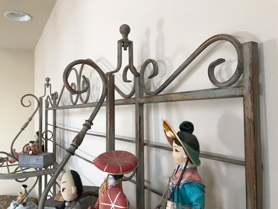 Large Ornate 5-Shelf Metal Bakers Rack 60'W X 16'D X 85'H [Photo 9]