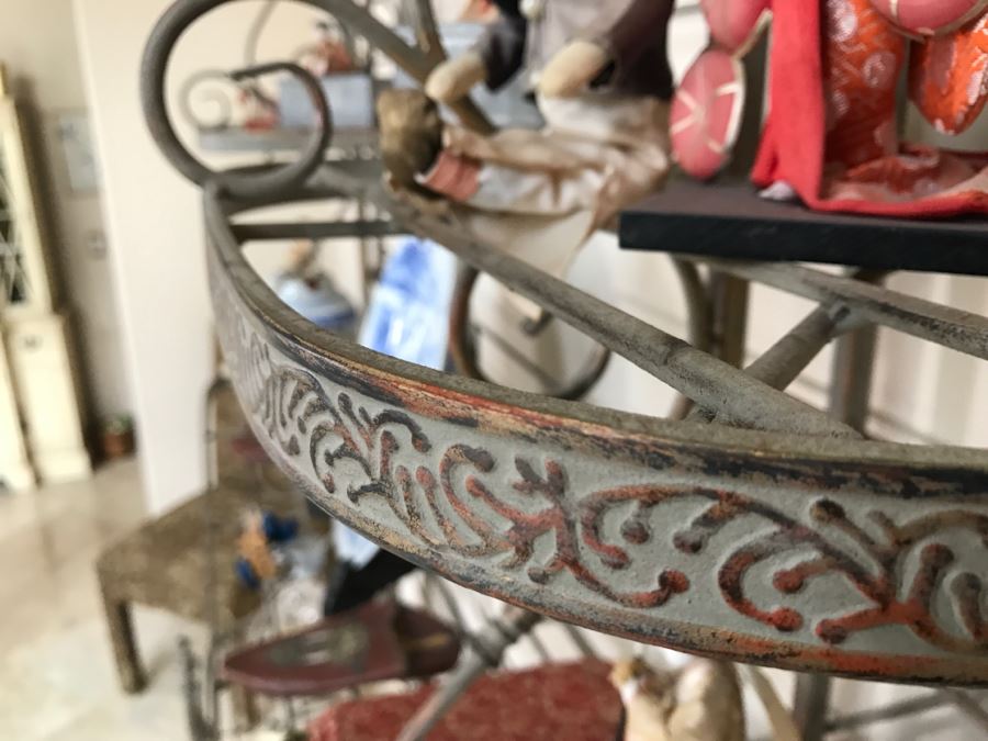 Large Ornate 5-Shelf Metal Bakers Rack 60'W X 16'D X 85'H [Photo 7]