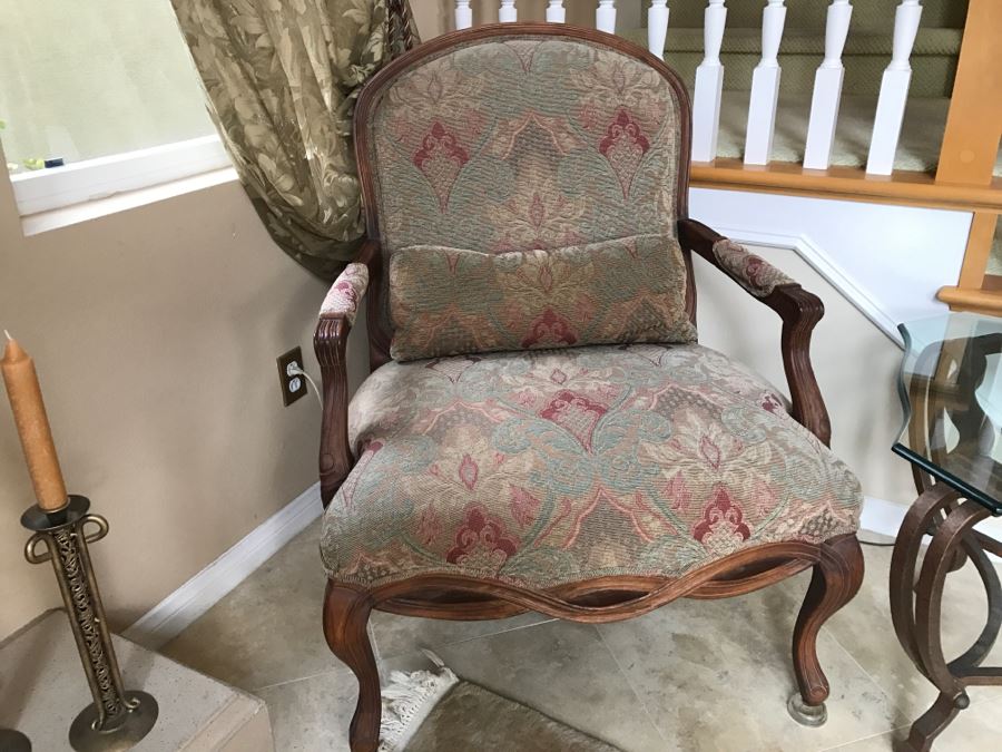 Pair Of Stunning BERNHARDT Large Upholstered Armchairs - See Photos [Photo 15]