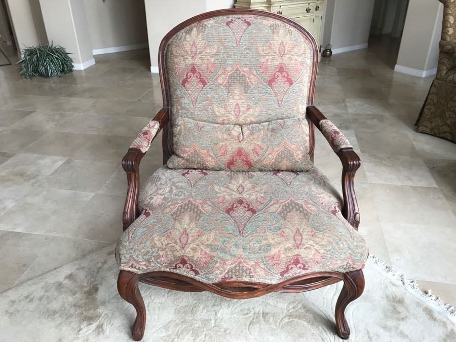 Pair Of Stunning BERNHARDT Large Upholstered Armchairs - See Photos