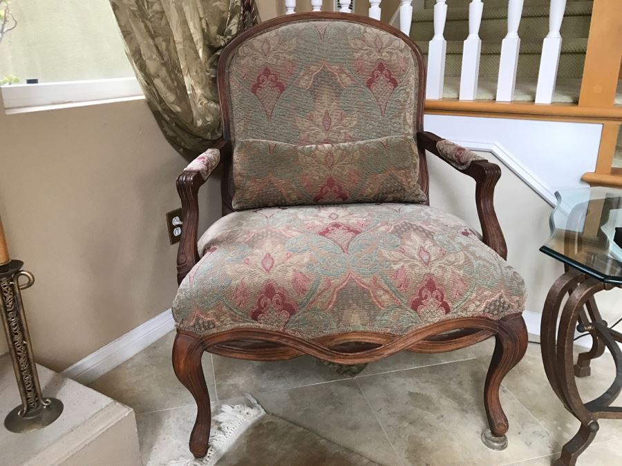 Pair Of Stunning BERNHARDT Large Upholstered Armchairs - See Photos [Photo 11]