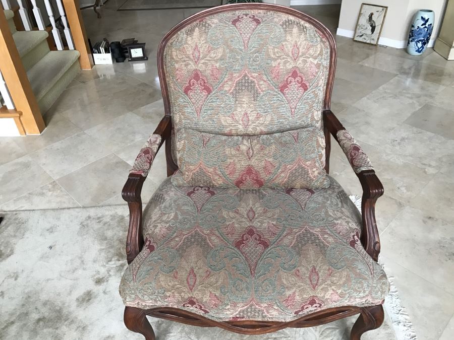 Pair Of Stunning BERNHARDT Large Upholstered Armchairs - See Photos [Photo 6]