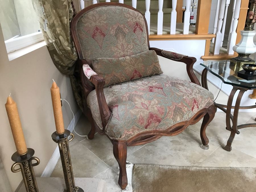 Pair Of Stunning BERNHARDT Large Upholstered Armchairs - See Photos [Photo 14]