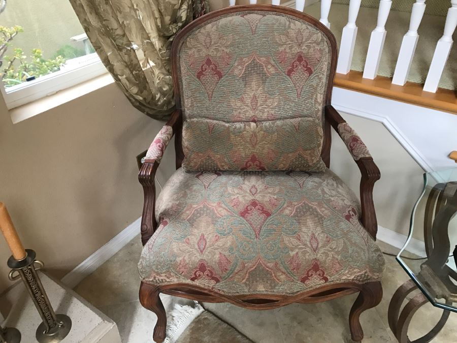 Pair Of Stunning BERNHARDT Large Upholstered Armchairs - See Photos [Photo 12]