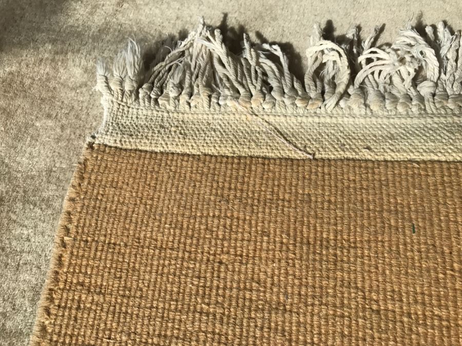 Large Tan Wool Area Rug 106'W X 143'L [Photo 7]