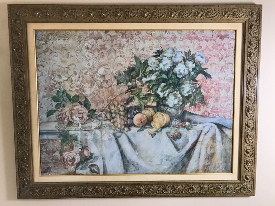 Large Framed Still Life Print 56' X 44' [Photo 2]