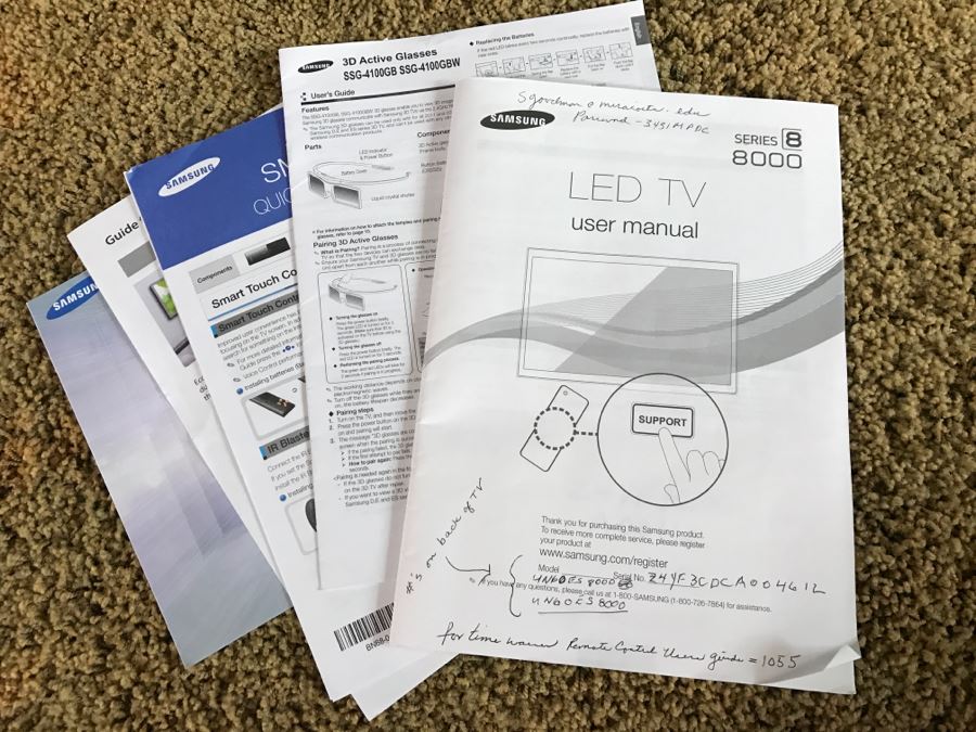 Samsung UN60ES8000F 60-Inch 1080p 240Hz 3D Slim LED HDTV With (7) Pairs Of 3D Active Glasses, Smart Evolution Kit, Samsung Keyboard And IR Blaster VG-IRB2000 [Photo 27]