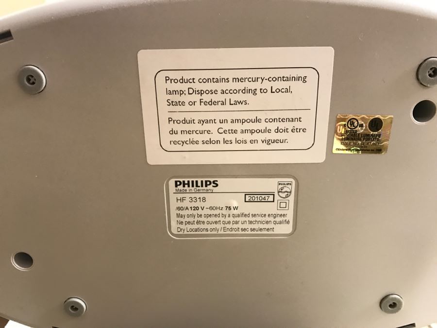 Philips EnergyLight Hf3318 White Made In Germany [Photo 7]
