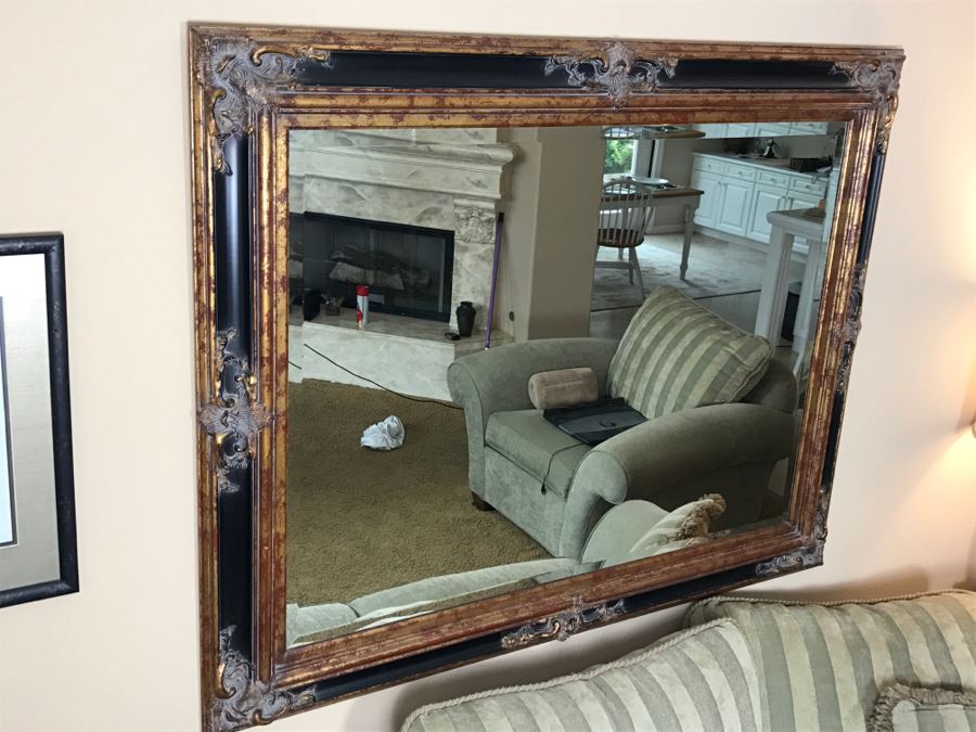 Stunning Beveled Glass Wall Mirror 58' X 45' [Photo 5]