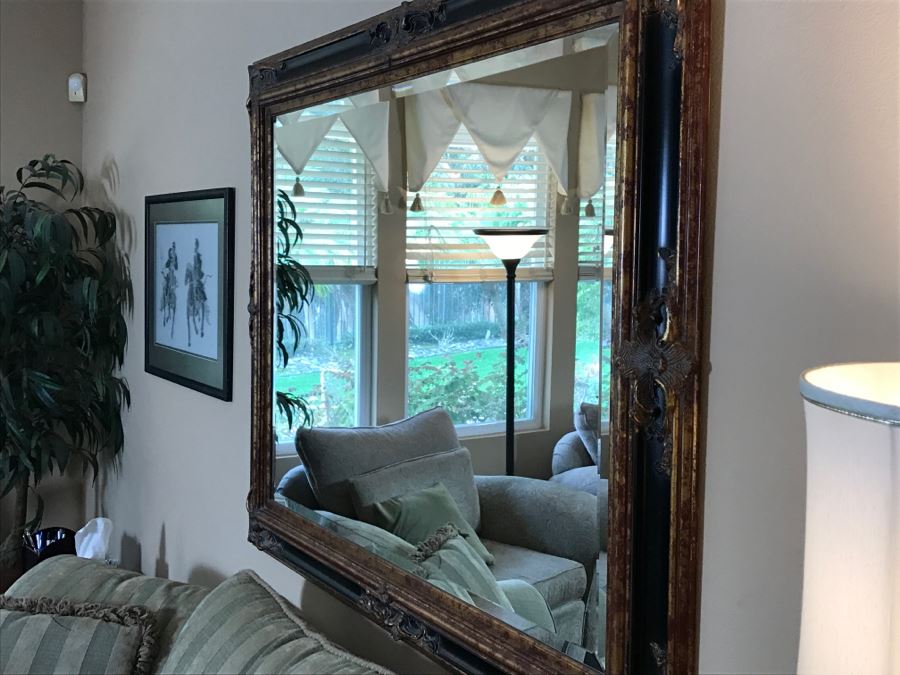 Stunning Beveled Glass Wall Mirror 58' X 45' [Photo 12]