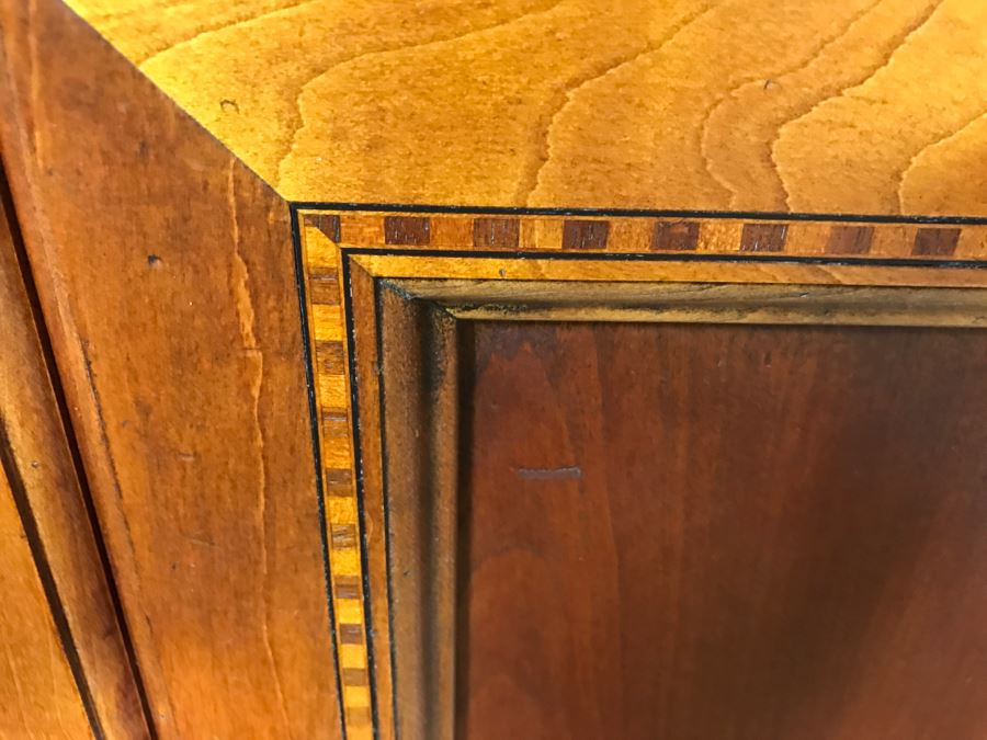 Wooden Media Cabinet With Pocket Doors And Wooden Media Tower Cabinet With Top Speaker Cabinet (2 Pieces) [Photo 4]