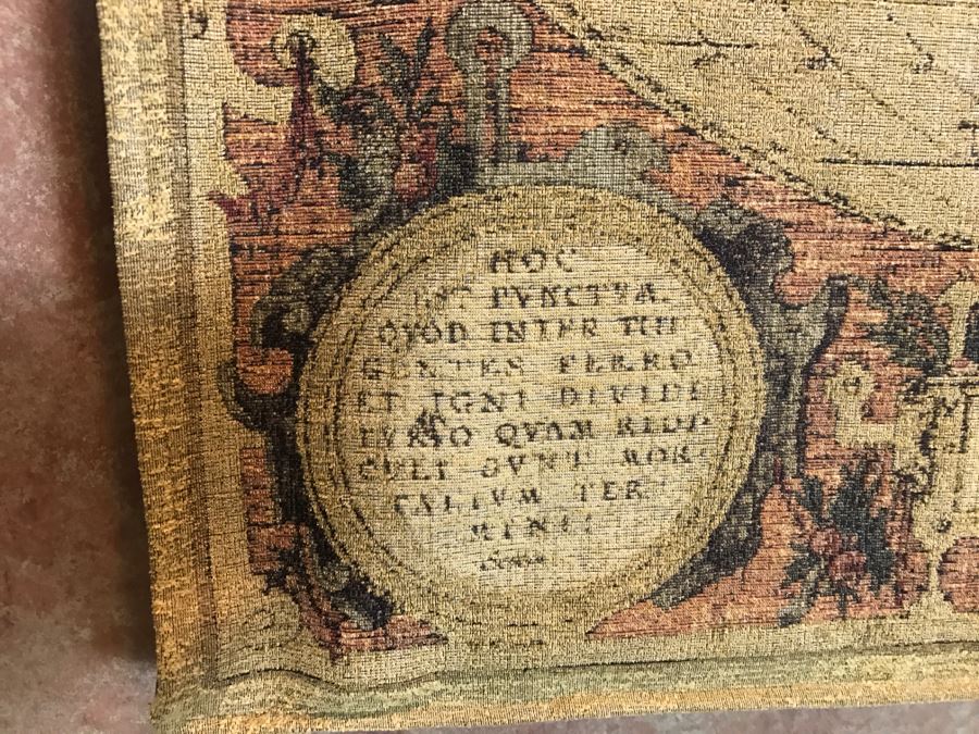 Map Of The World Tapestry With Rod And Wall Mounting Hardware 52' X 37' [Photo 10]