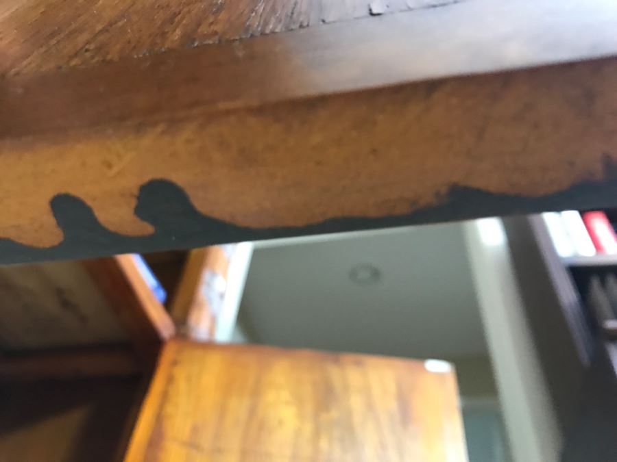 Large Ornate One Piece Bookcase With 3 Lower Cabinets - Located Upstairs 90'W X 21'D X 85'H [Photo 15]