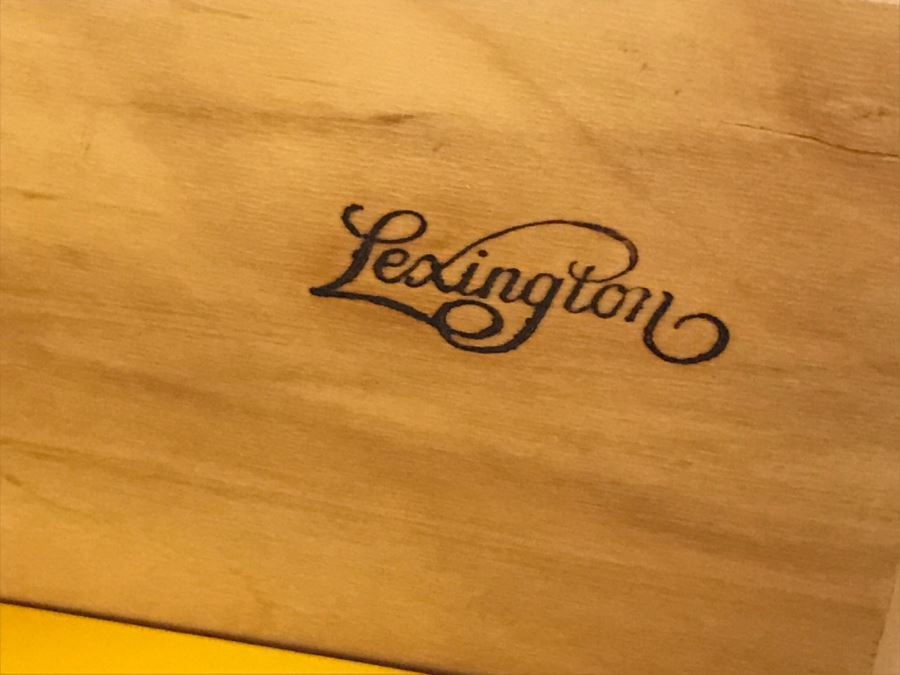 Lexington Furniture 3-Piece Filing Cabinet Table With Upper Bookshelf  [Photo 8]