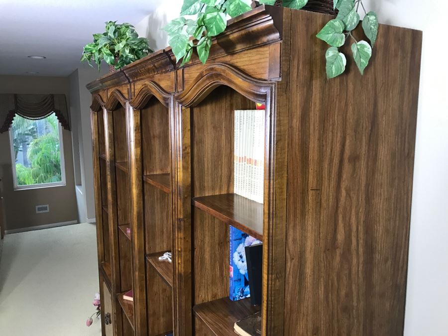 (4) Vertical Adjustable Shelf Bookcases - Each Measures 20'W X 17.5'D X 75.5'H [Photo 3]