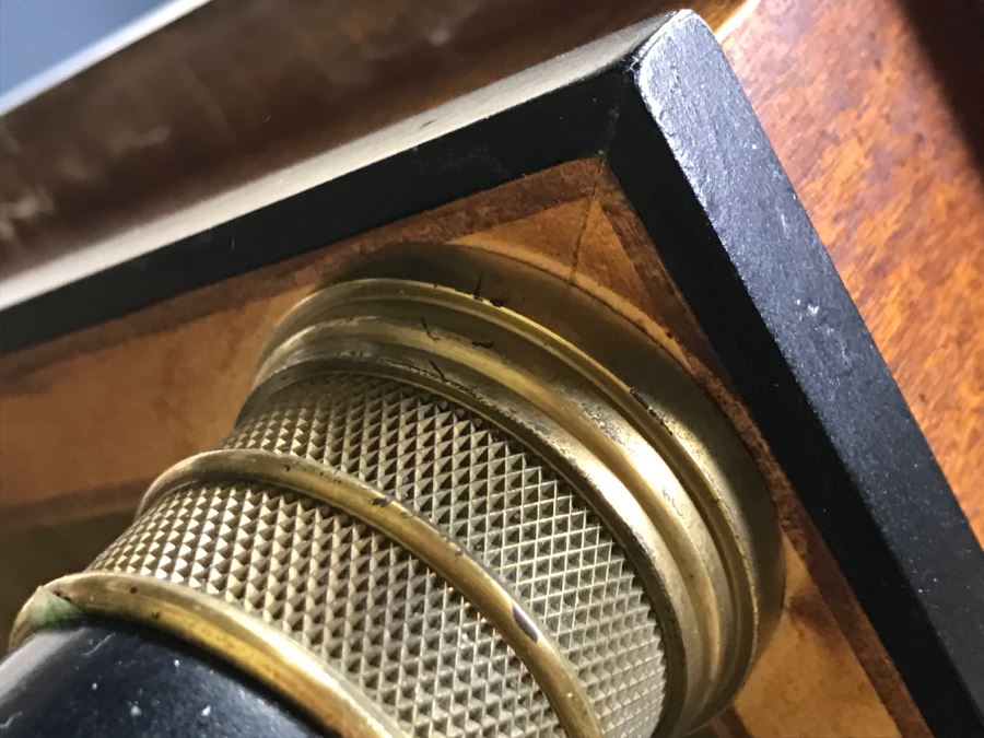 2-Tier Wood And Brass Designer Side Table 25' X 20' X 23.5'H [Photo 8]