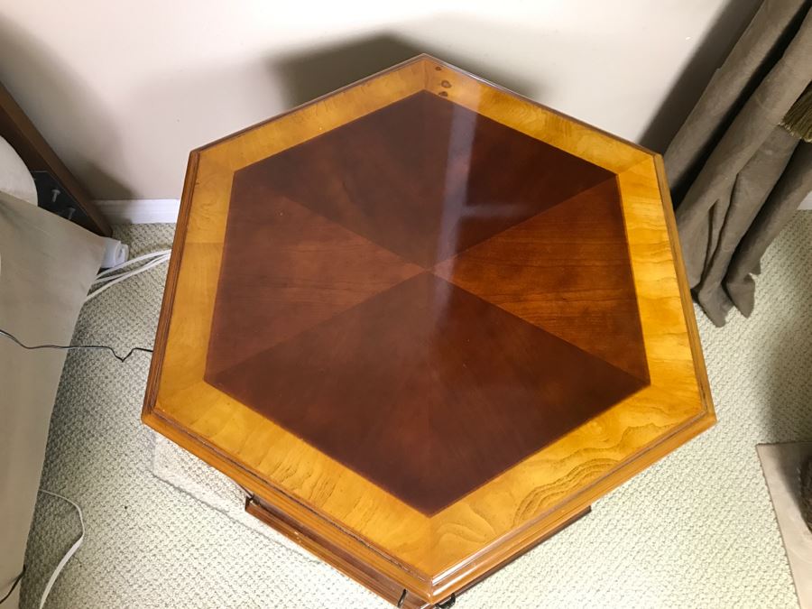 Stunning Hexagon Cabinet Table Lockable 23'W X 24'H [Photo 7]