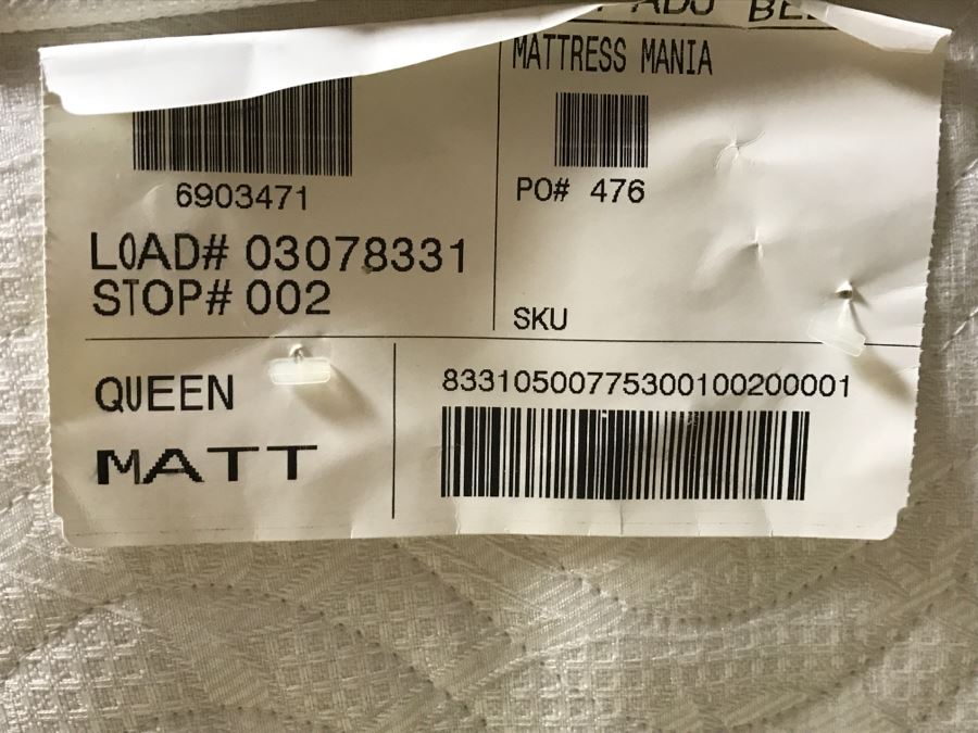 Vintage Queen Size Cane Headboard With Like NEW Simmons Beautyrest Luxury Firm Adjustable Series Mattress With Remote Control Featuring Wave And Vibration Settings - Located Upstairs [Photo 9]