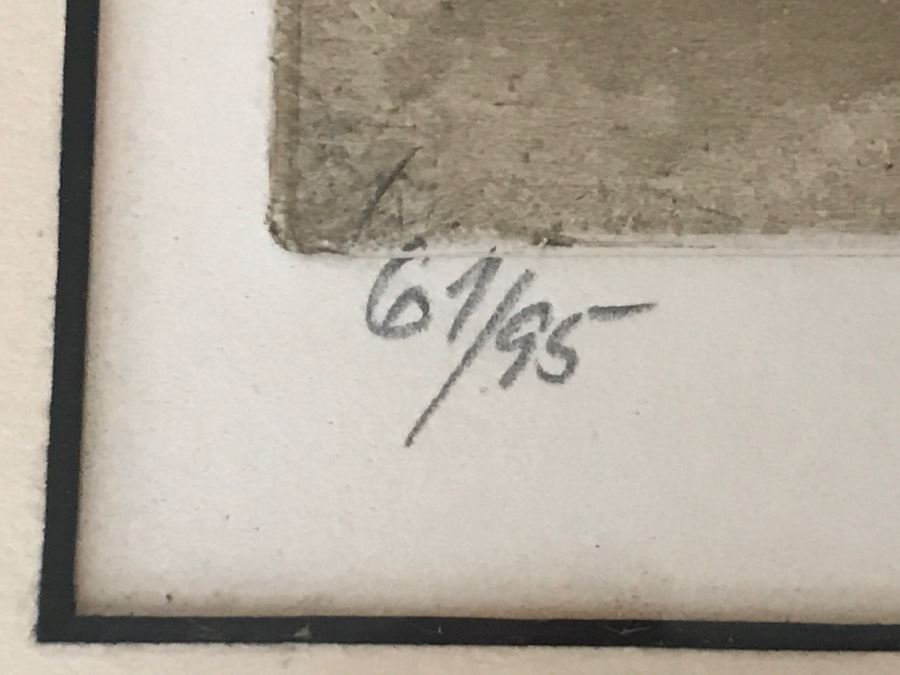 Johnny Gotthard Friedlaender (1912-1992) Hand Signed Limited Edition Lithograph 61 Of 95 Vintage 1963 [Photo 5]