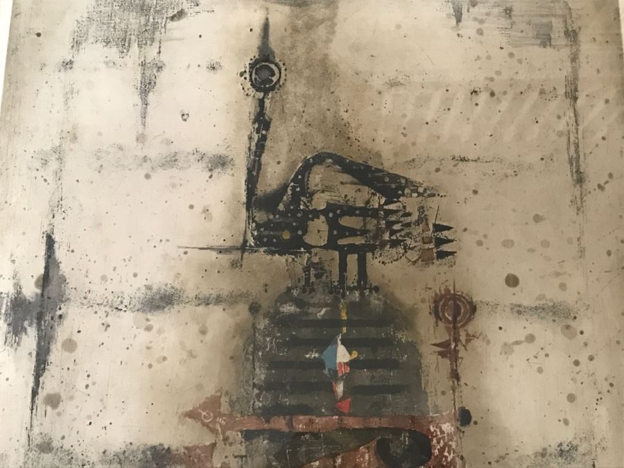 Johnny Gotthard Friedlaender (1912-1992) Hand Signed Limited Edition Lithograph 61 Of 95 Vintage 1963 [Photo 9]