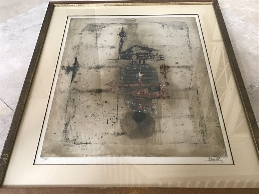 Johnny Gotthard Friedlaender (1912-1992) Hand Signed Limited Edition Lithograph 61 Of 95 Vintage 1963 [Photo 10]