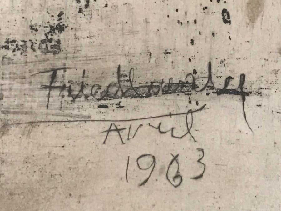 Johnny Gotthard Friedlaender (1912-1992) Hand Signed Limited Edition ...