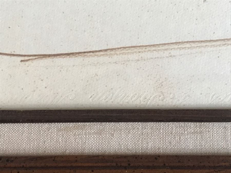 Original Hannes Rosenow Mid-Century Pen And Ink Sketch Sept. 1958 'St Maries De La Mer' Southern France Coast German Painter 1925-2000 [Photo 14]