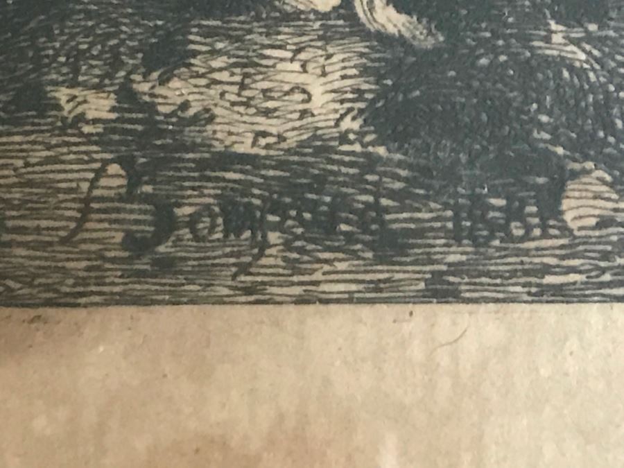 Maurice Bompard (1857-1936) Etching Un début à l'atelier [Photo 7]