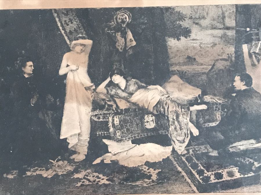 Maurice Bompard (1857-1936) Etching Un début à l'atelier [Photo 30]