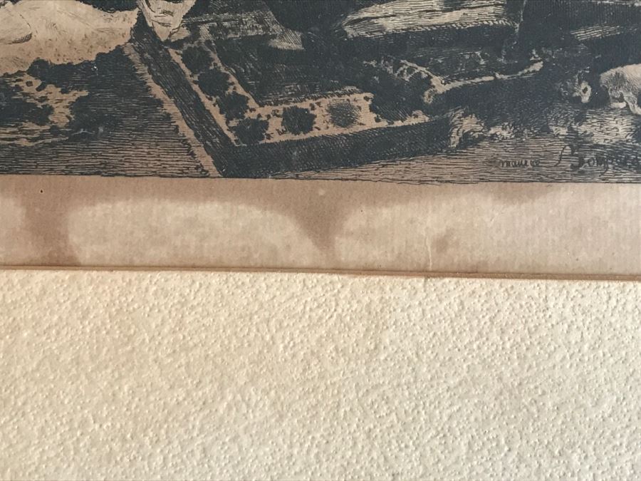 Maurice Bompard (1857-1936) Etching Un début à l'atelier [Photo 24]