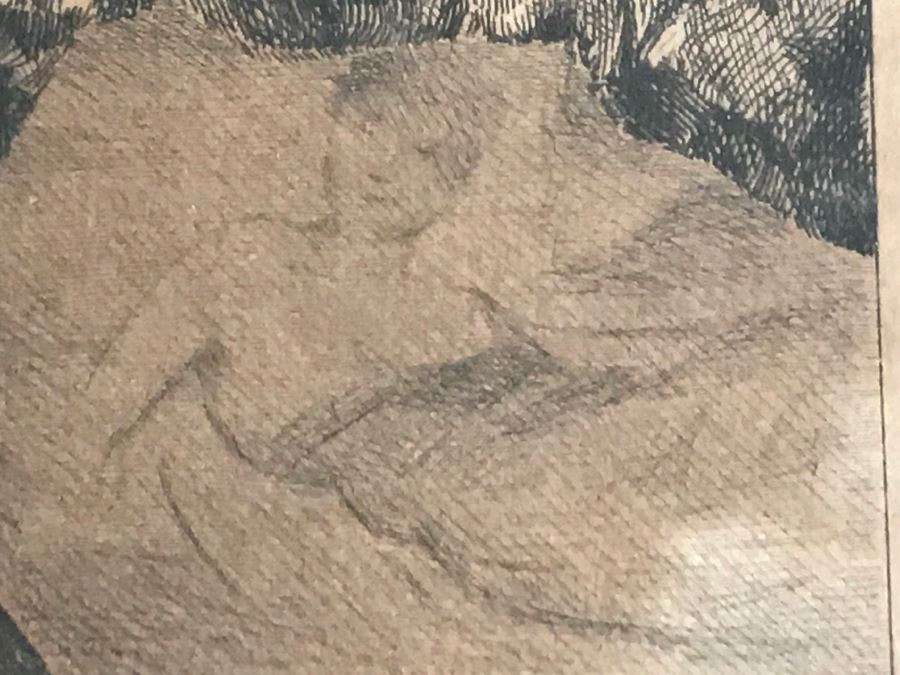 Maurice Bompard (1857-1936) Etching Un début à l'atelier [Photo 11]