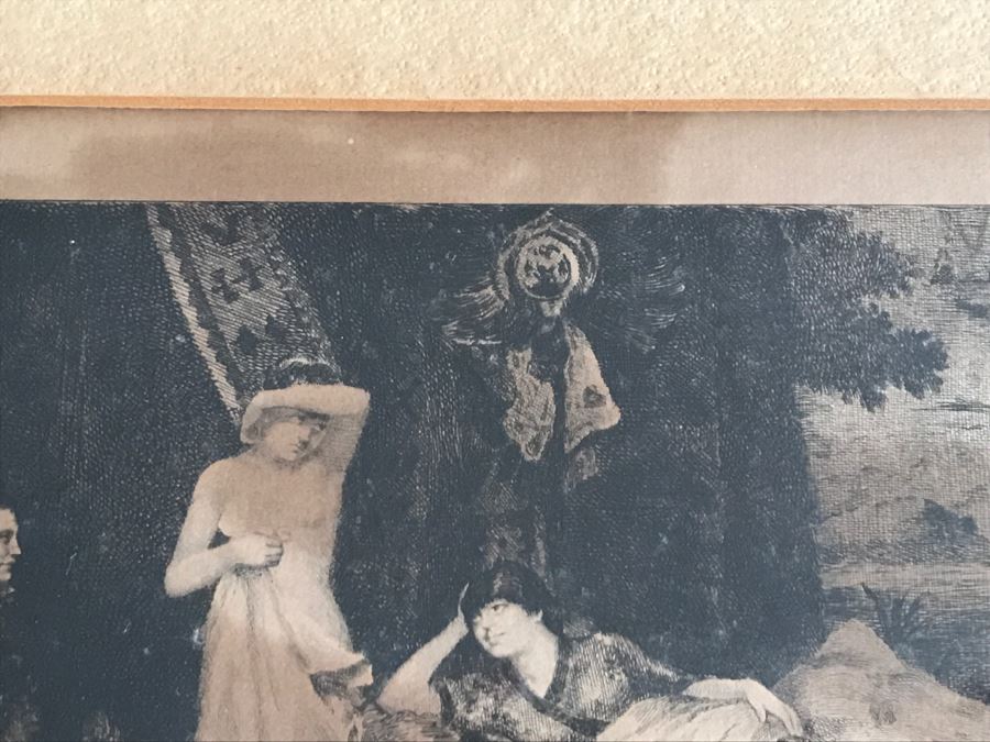 Maurice Bompard (1857-1936) Etching Un début à l'atelier [Photo 27]