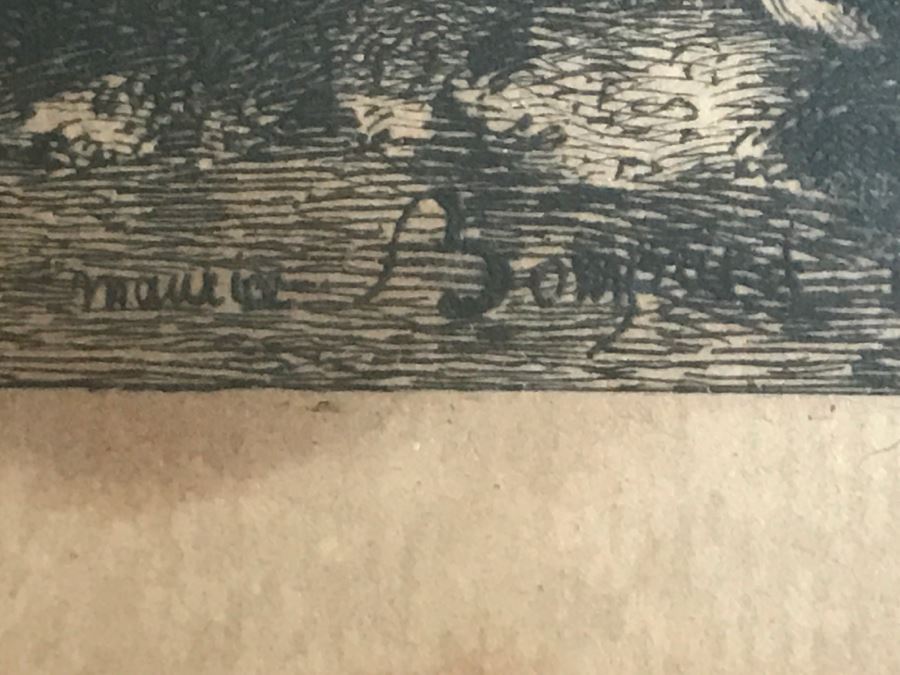 Maurice Bompard (1857-1936) Etching Un début à l'atelier [Photo 10]