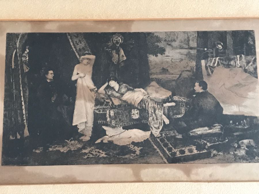Maurice Bompard (1857-1936) Etching Un début à l'atelier [Photo 29]