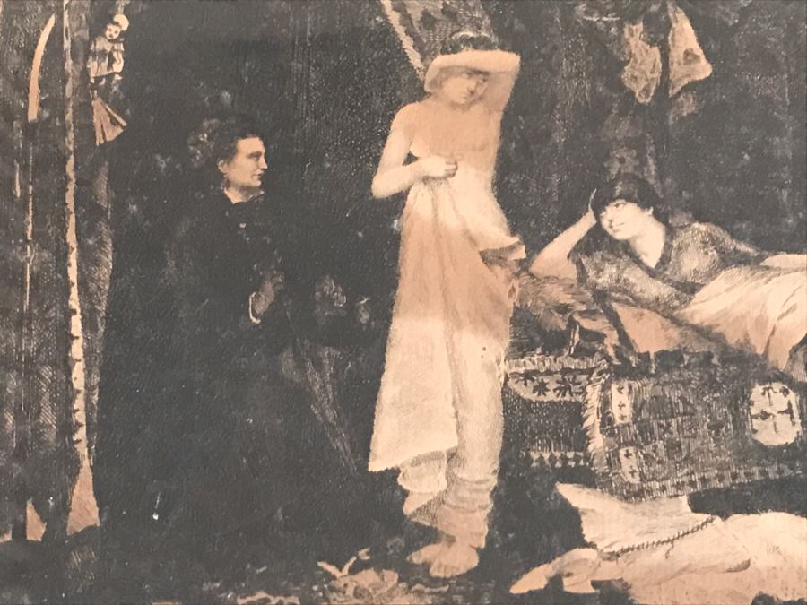 Maurice Bompard (1857-1936) Etching Un début à l'atelier [Photo 18]