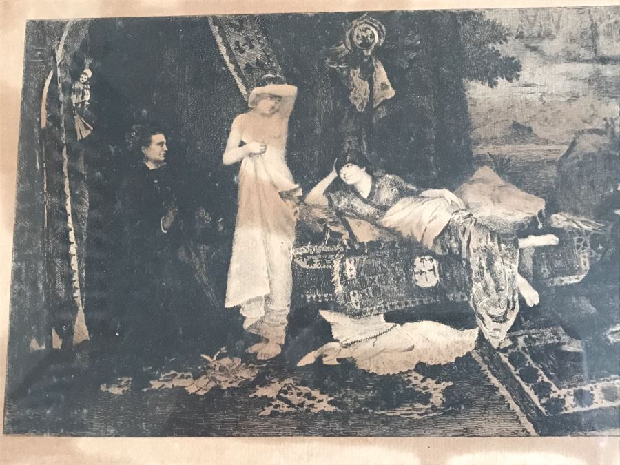 Maurice Bompard (1857-1936) Etching Un début à l'atelier [Photo 4]