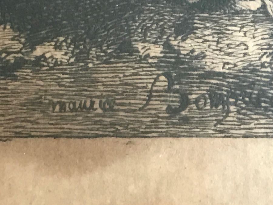 Maurice Bompard (1857-1936) Etching Un début à l'atelier [Photo 9]