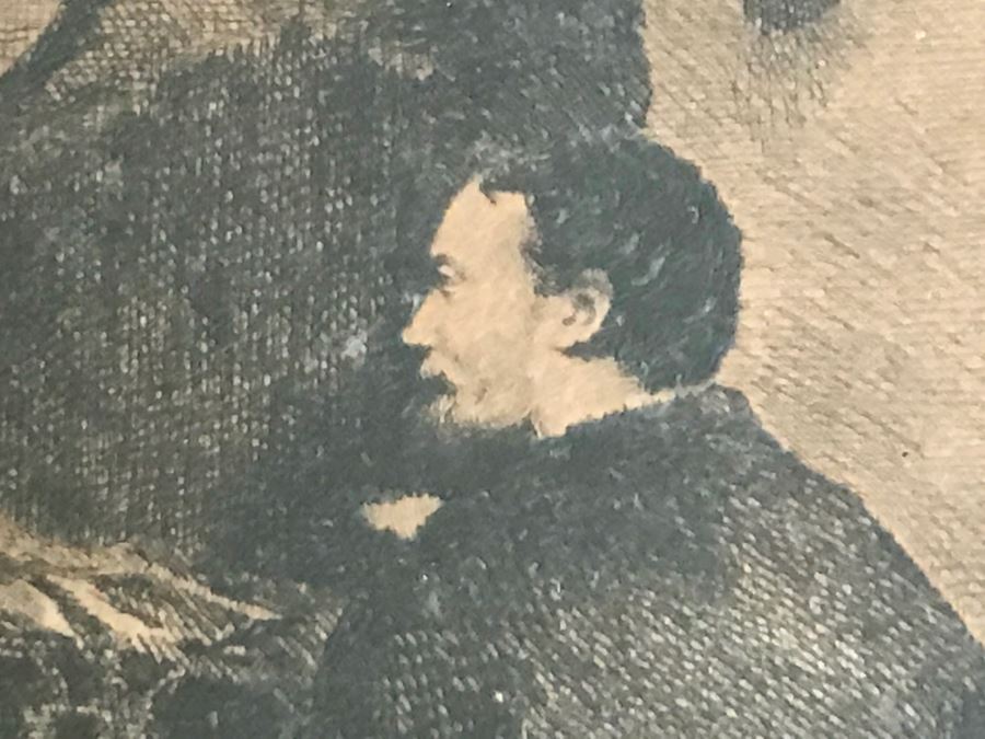 Maurice Bompard (1857-1936) Etching Un début à l'atelier [Photo 13]