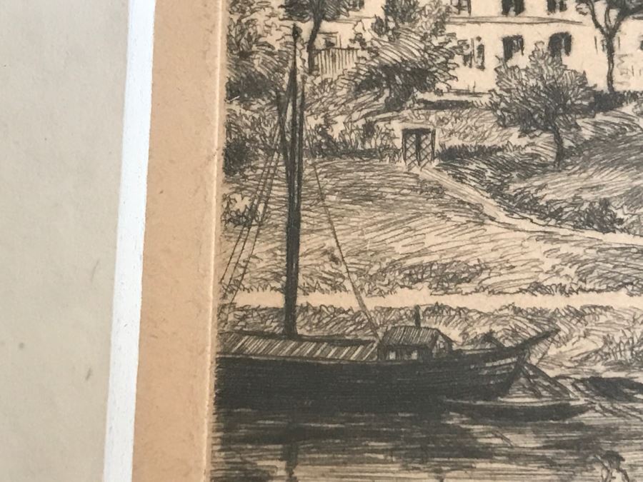 Framed Signed Etching [Photo 11]