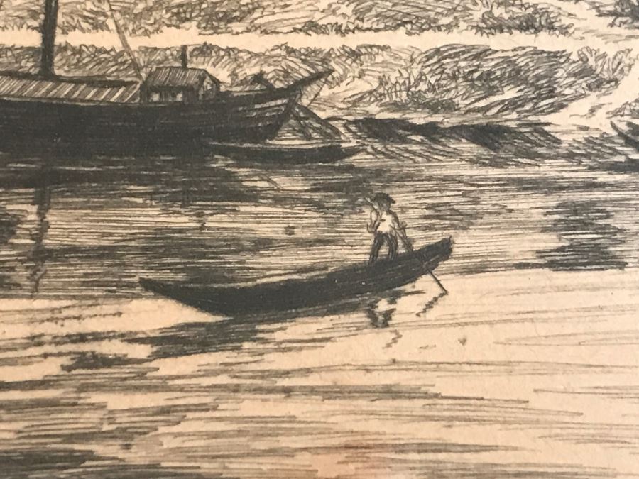 Framed Signed Etching [Photo 10]