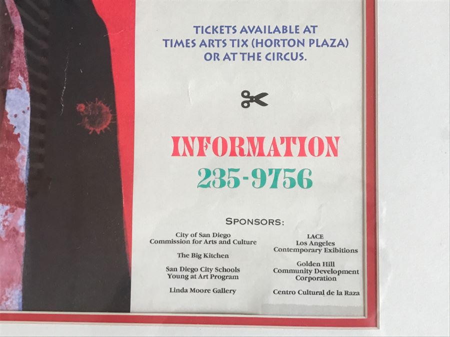 Fern Street Circus The Story Of Pino The Barber Grape Street Park Golden Hill San Diego Framed Poster [Photo 9]