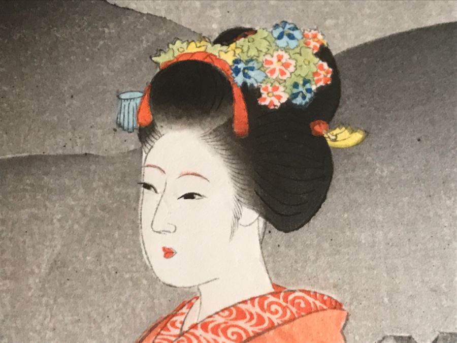 Vintage Japanese Woodblock Print [Photo 9]