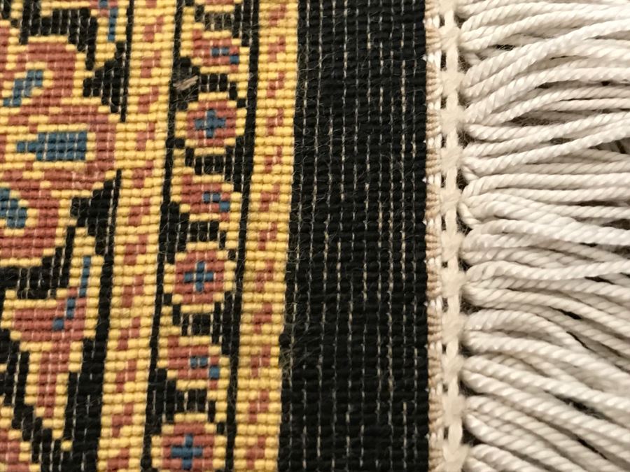 Stunning Very Finely Knotted Oriental Rug 100% Silk Signed 39' X 60' [Photo 18]