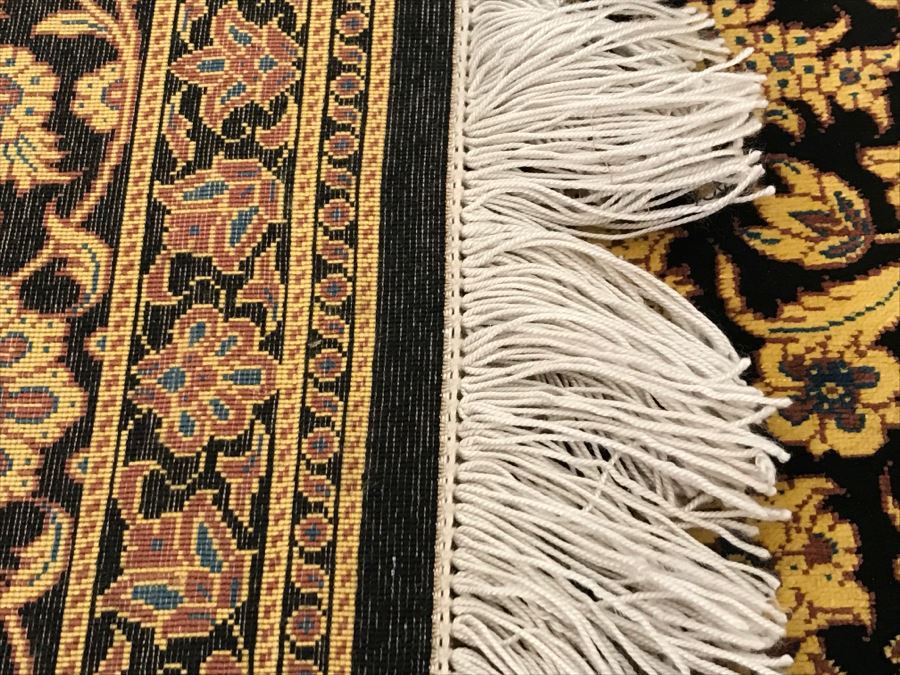 Stunning Very Finely Knotted Oriental Rug 100% Silk Signed 39' X 60' [Photo 17]