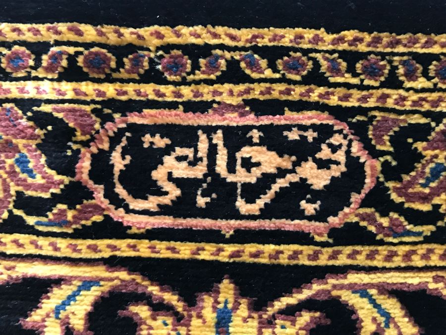 Stunning Very Finely Knotted Oriental Rug 100% Silk Signed 39' X 60' [Photo 7]