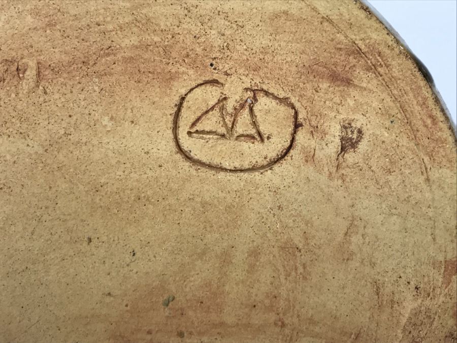 Signed Mid-Century Double Spout Vessel - Minor Chip On One Spout As Shown In Photo [Photo 12]