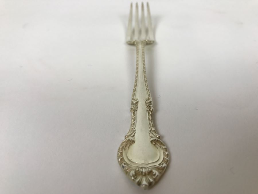 GORHAM English Gadroon Sterling Silver Flatware Set Apx Service For 8 With Gorham Silverware Chest - 1,735g Not Including Knives [Photo 25]