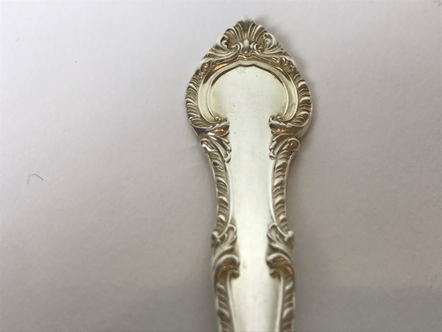 GORHAM English Gadroon Sterling Silver Flatware Set Apx Service For 8 With Gorham Silverware Chest - 1,735g Not Including Knives [Photo 13]